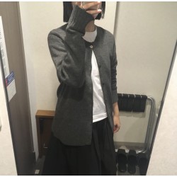 트리콧 꼼데가르송 차콜 가디건